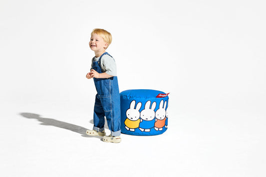 Point Cord Pouf - Miffy Blue