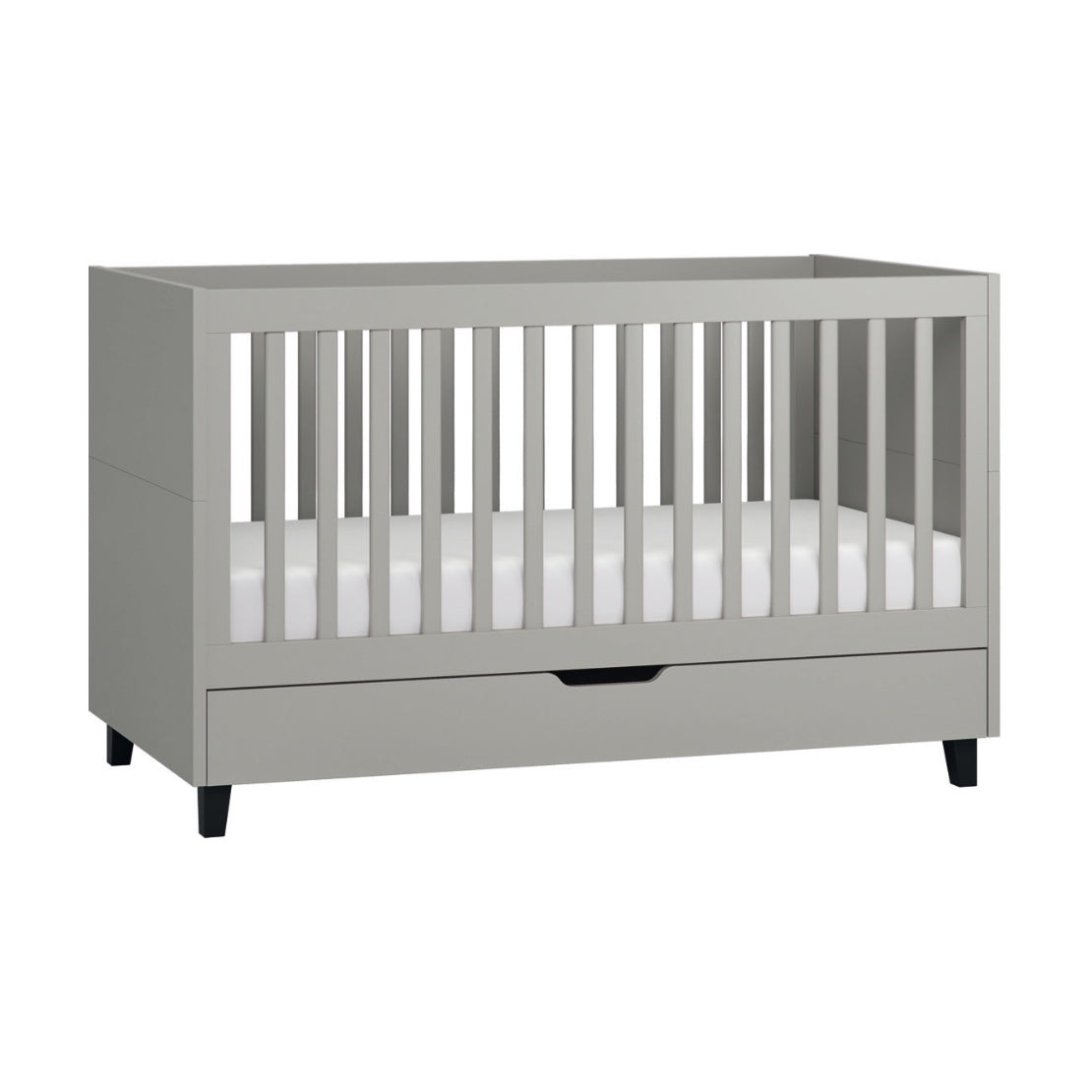 Simple Cot Bed - Grey