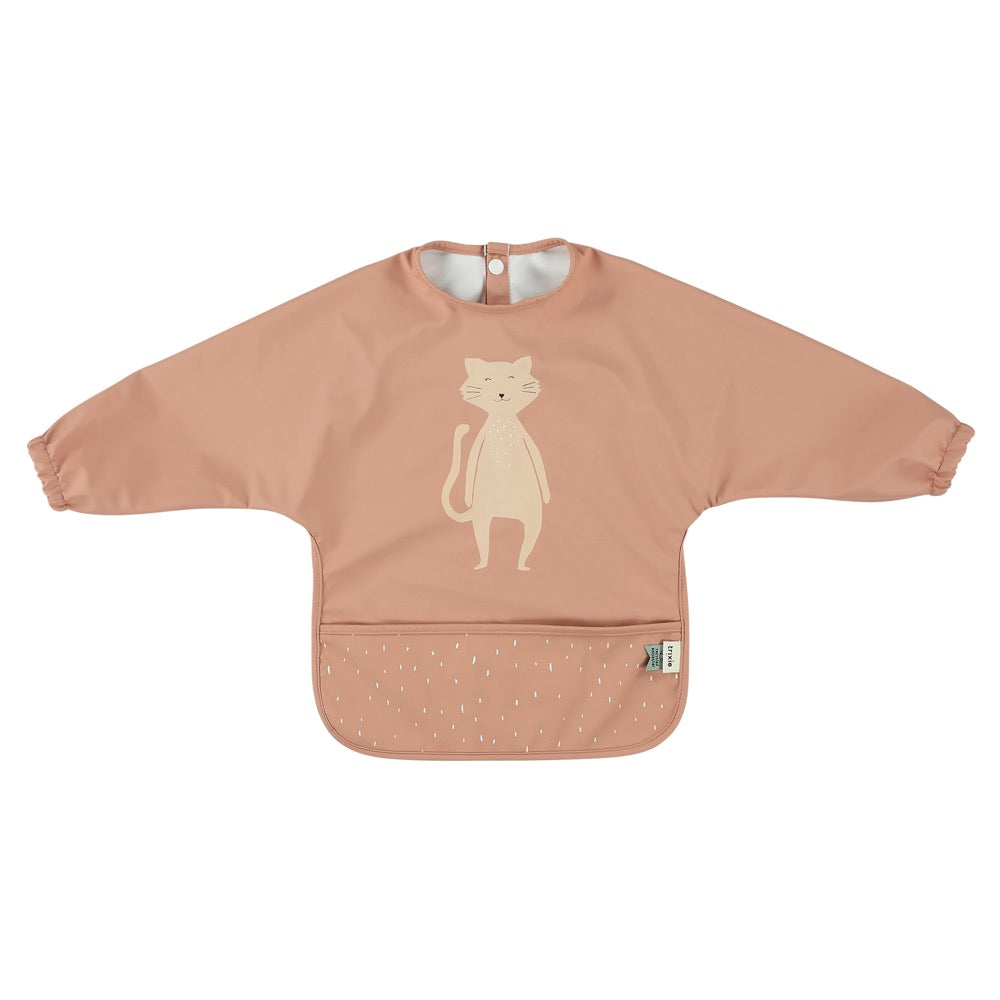 Waterproof Longsleeve Bib - Mrs. Cat