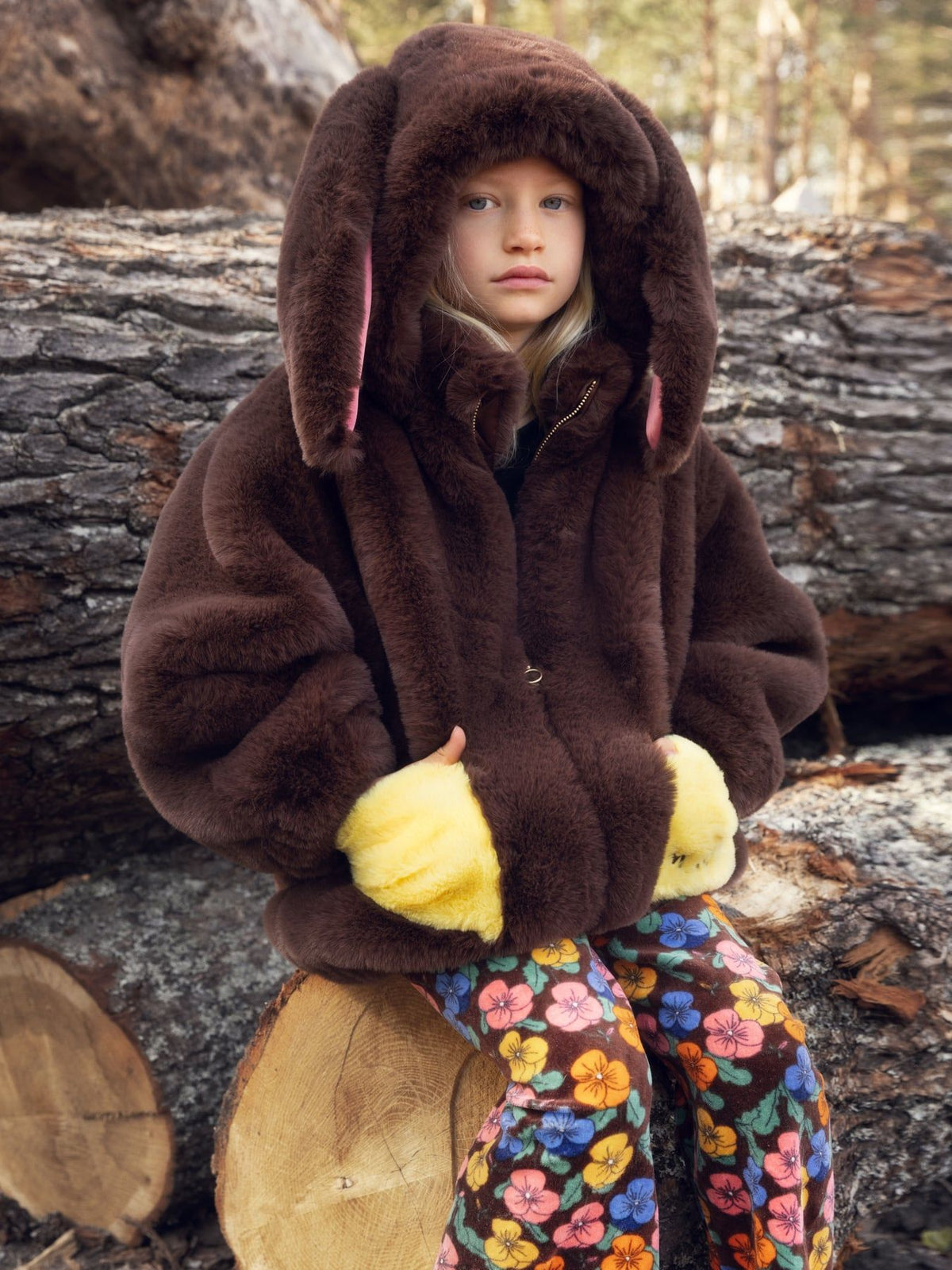 Rabbit Faux Fur Jacket