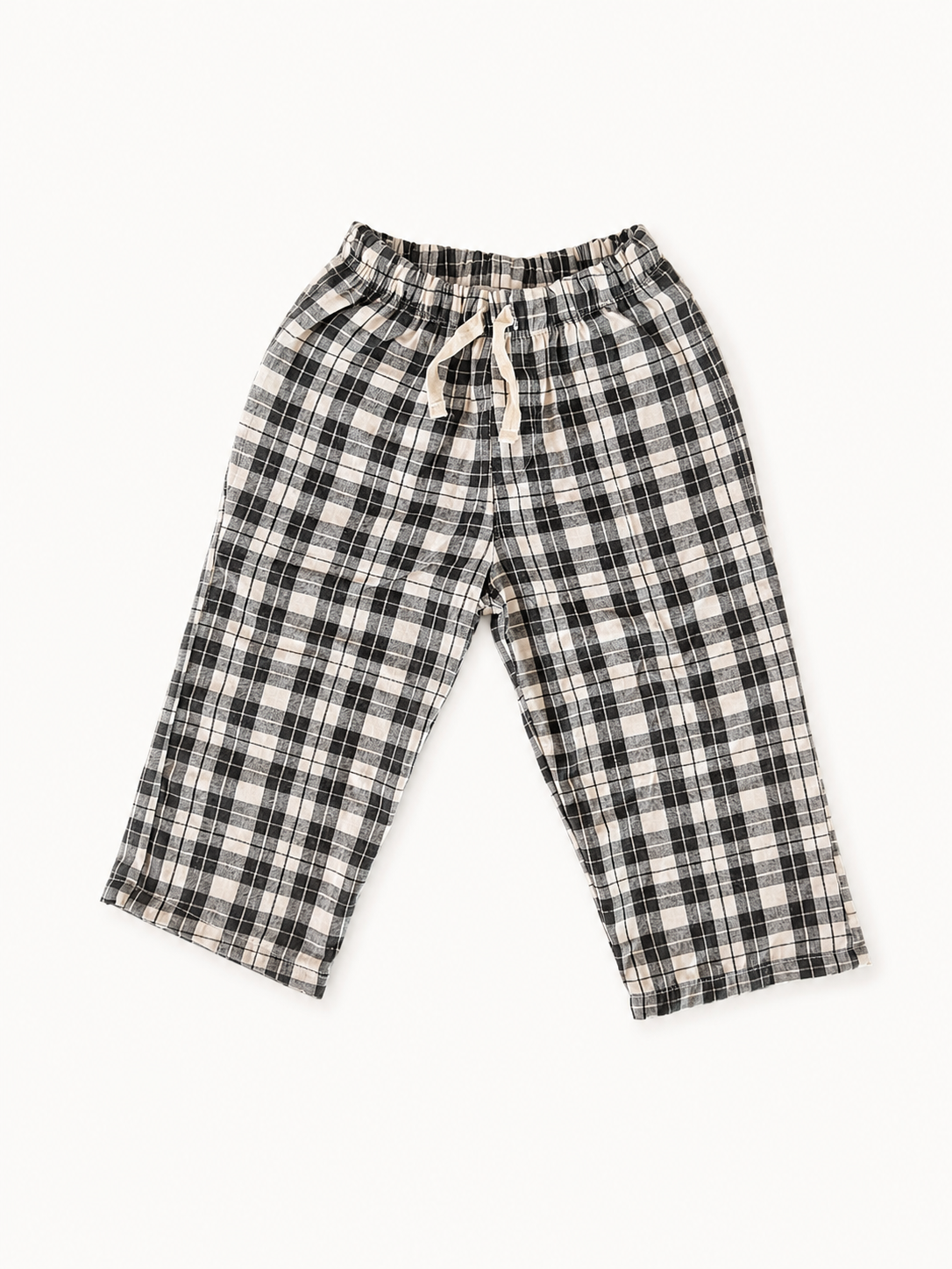 Stone Check Cargo Pants