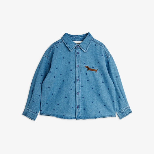 Dotted Denim Shirt
