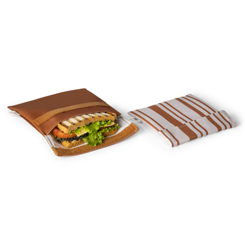 Reusable Sandwich Bag (Set of 2) - Caramel