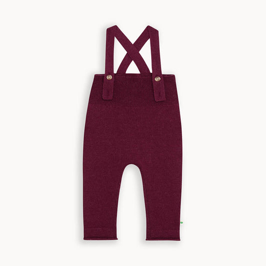 Harper Dungaree - Pomegranate