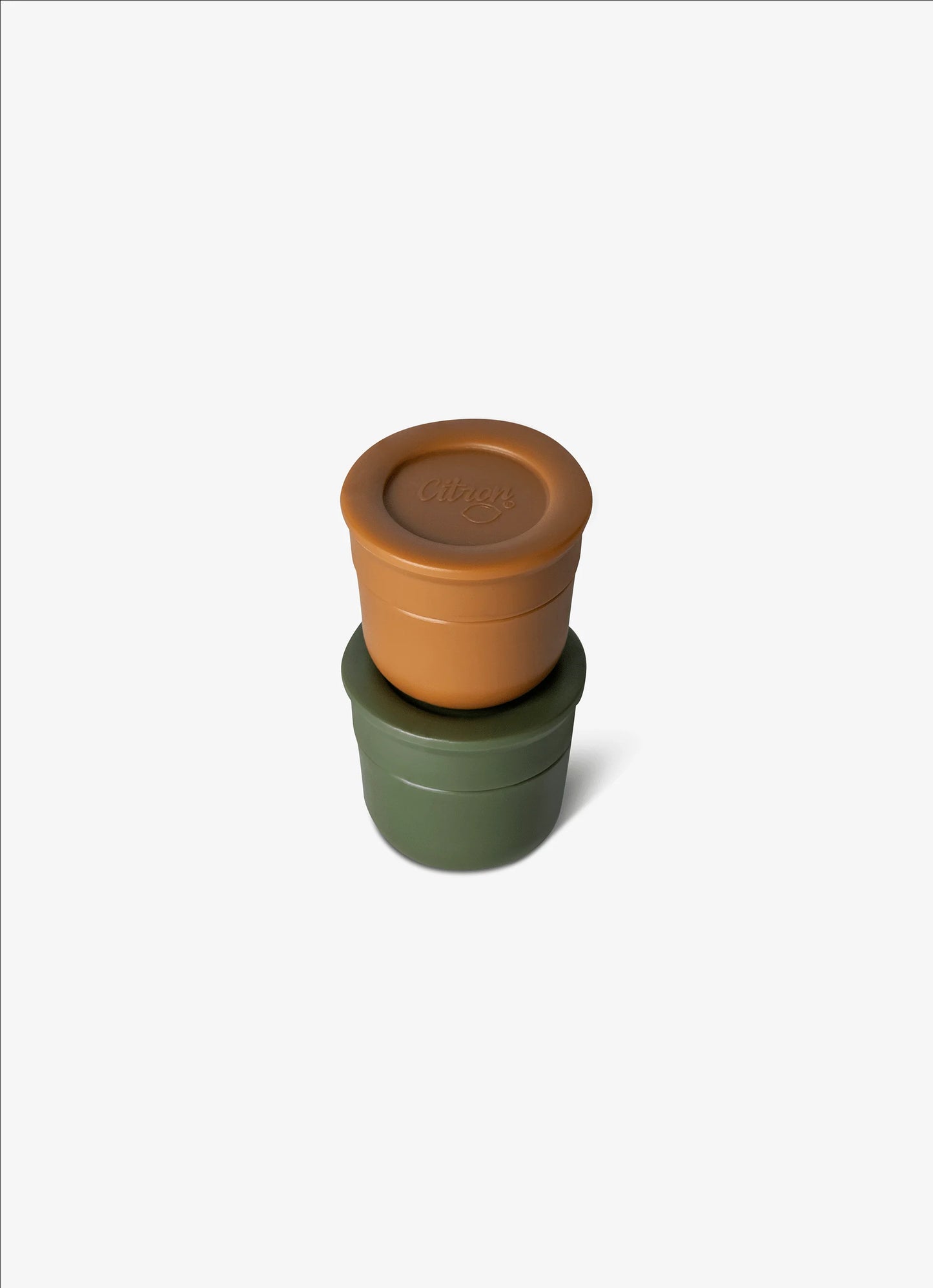 Mini Sauce Containers - Caramel/Green