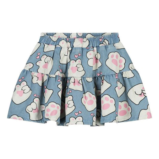 Fluffykins Denim Skirt