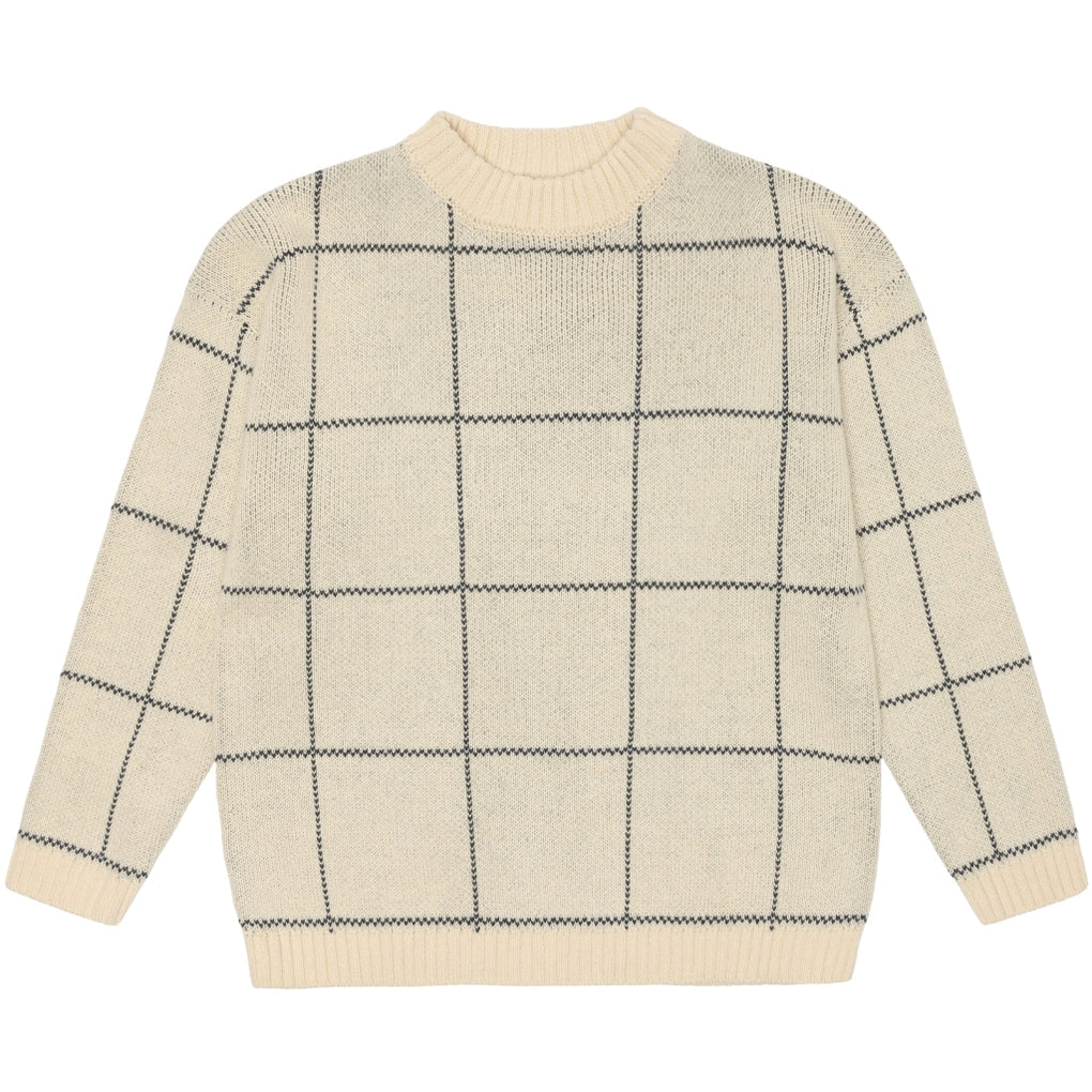 Angora Check Sweater