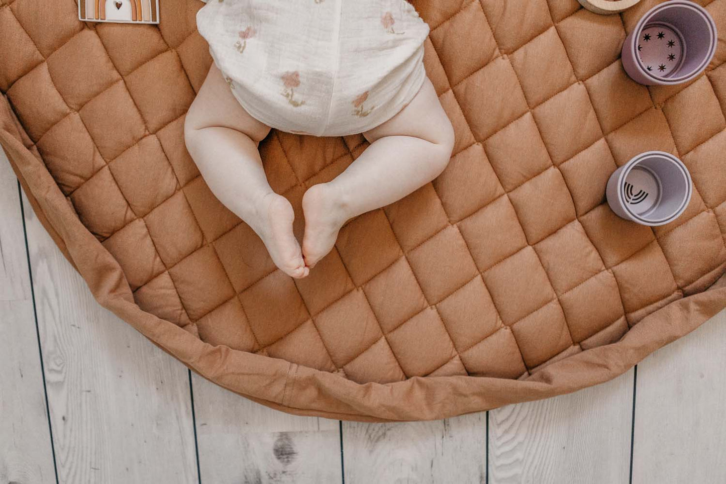 noomad soft: Organic Babymat & Bag - Tawny Brown