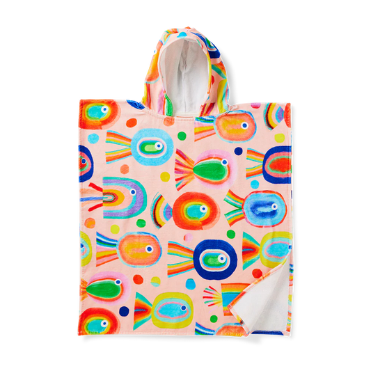Fancy Fins Kids Hooded Towel