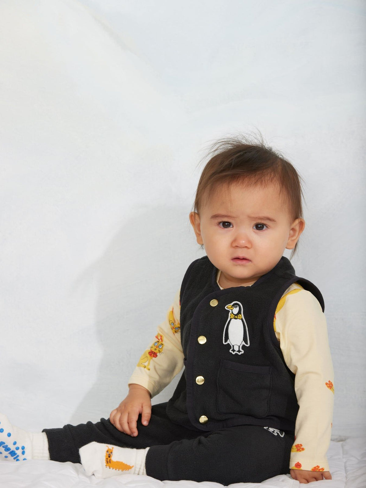 Penguin Patch Microfleece Vest