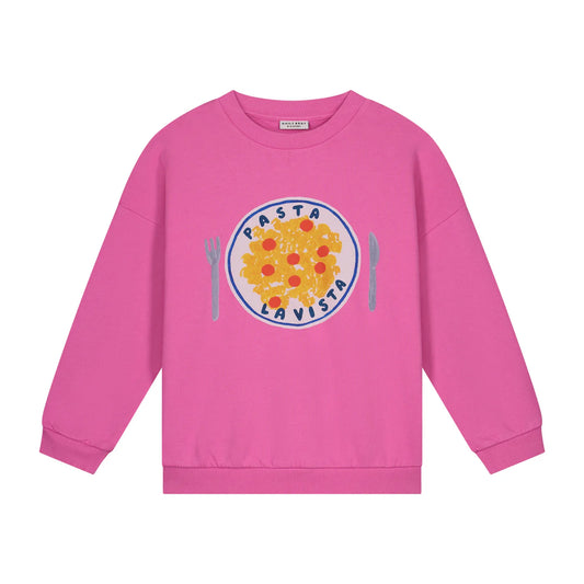 Pasta La Vista Sweater - Pink