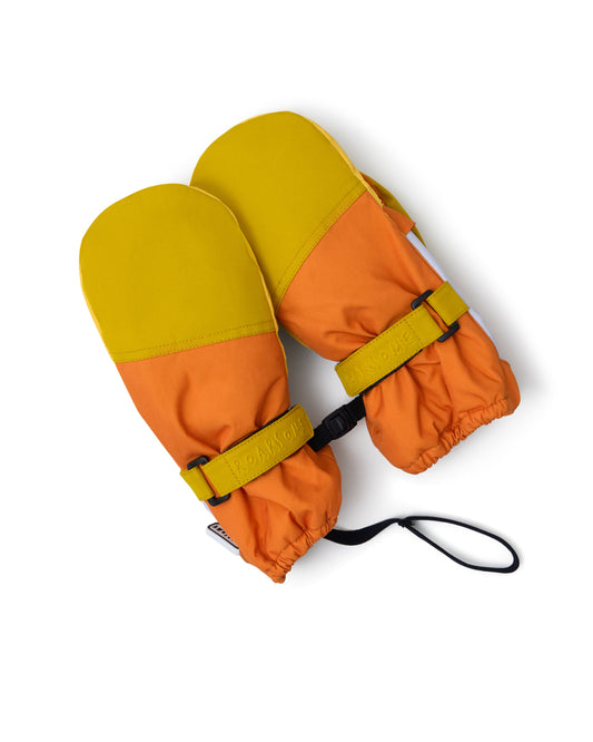 Ski Gloves - Yellow/Orange