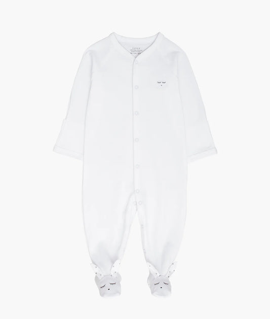Rabbit Playsuit - White