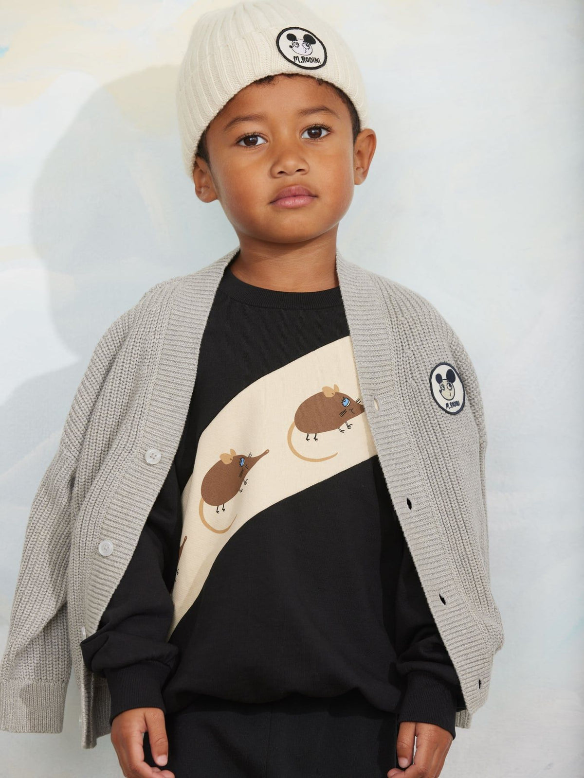 Elephant Shrew Panel Sweater