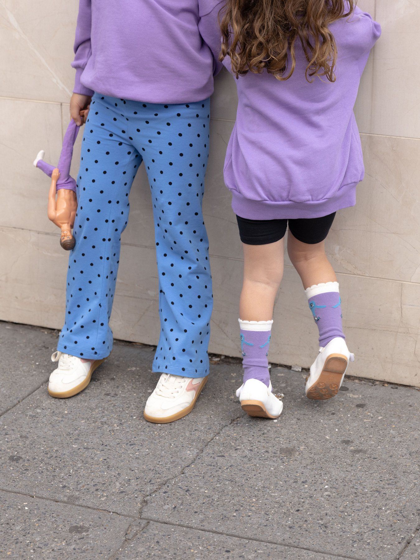 Polka Dots Flared Trousers