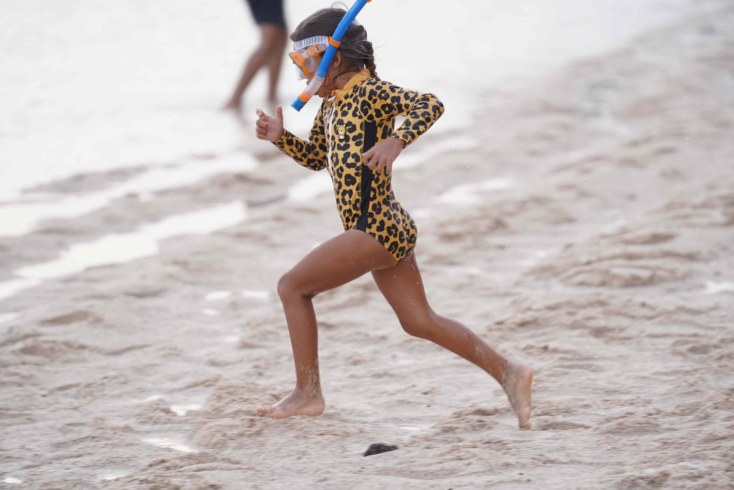 Dash the Leopard Long Sleeve Swimsuit