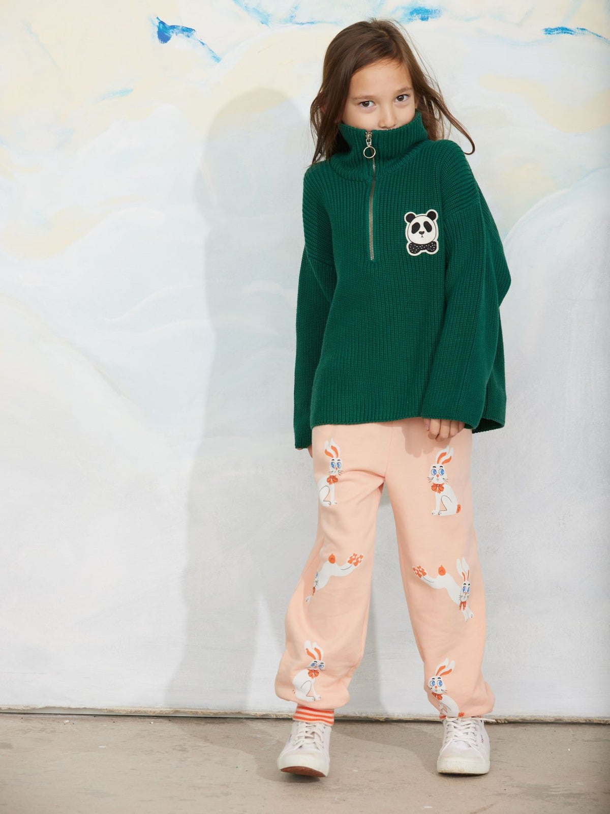 Panda Chunky Knit Sweater