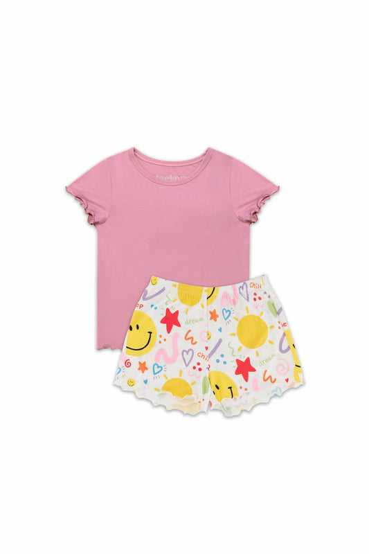 Smile Short PJ Set