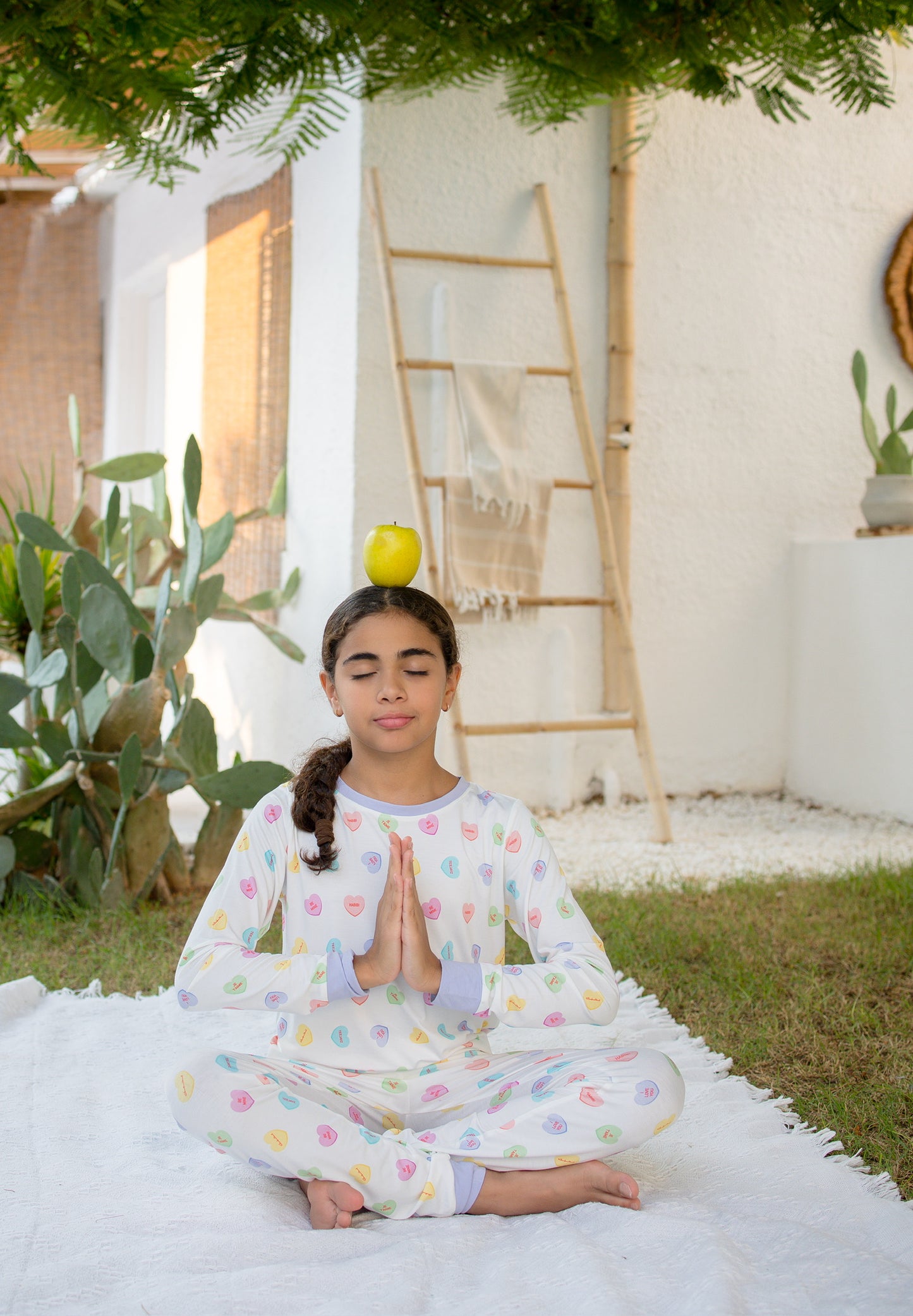 Candy Heart Pants PJ Set