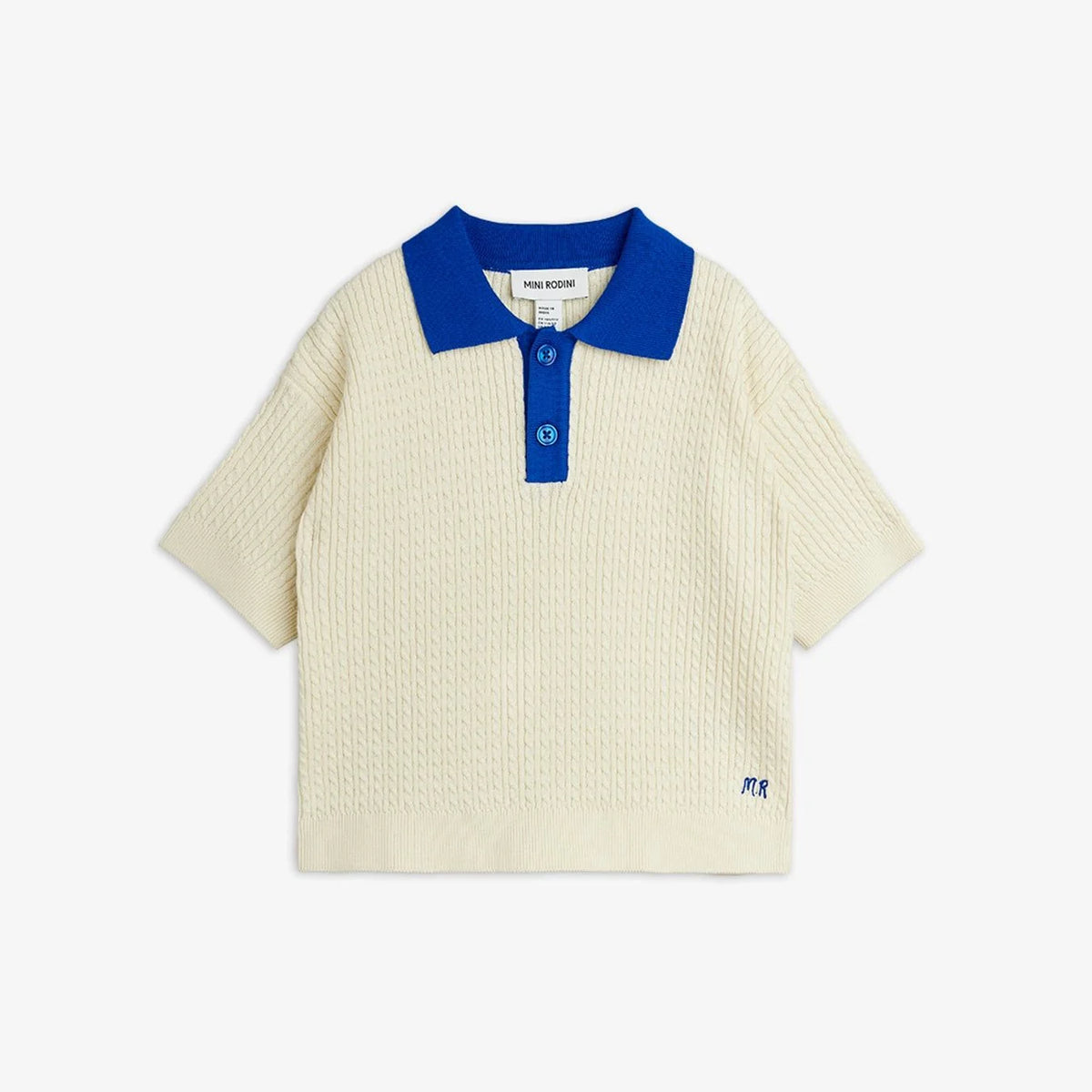 Cable Knit Polo