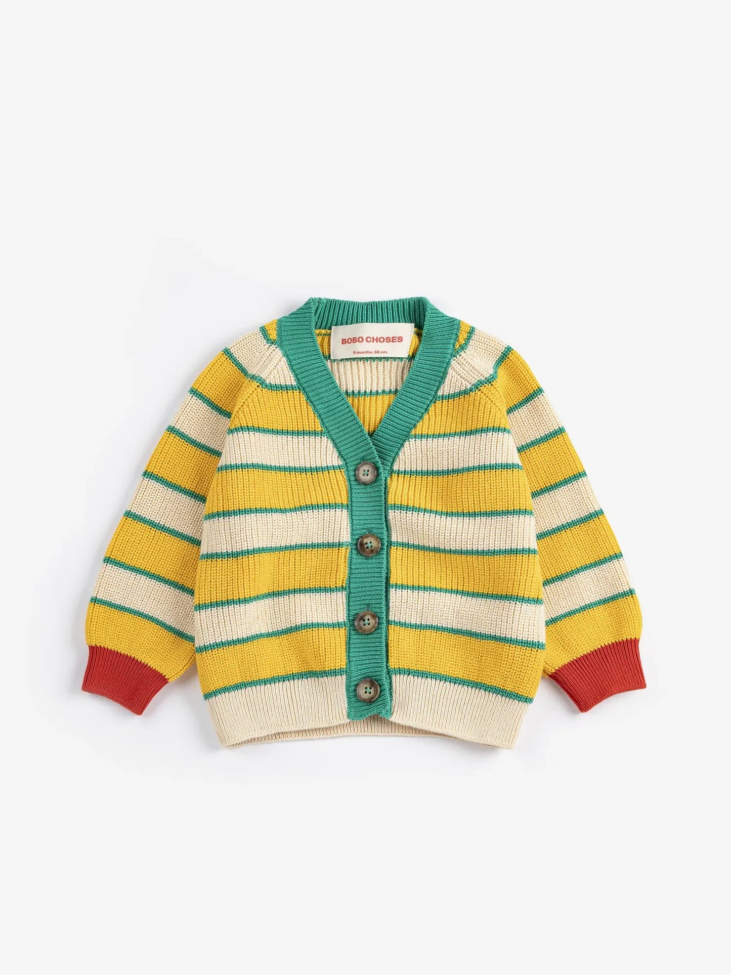 BC Striped Baby Cardigan