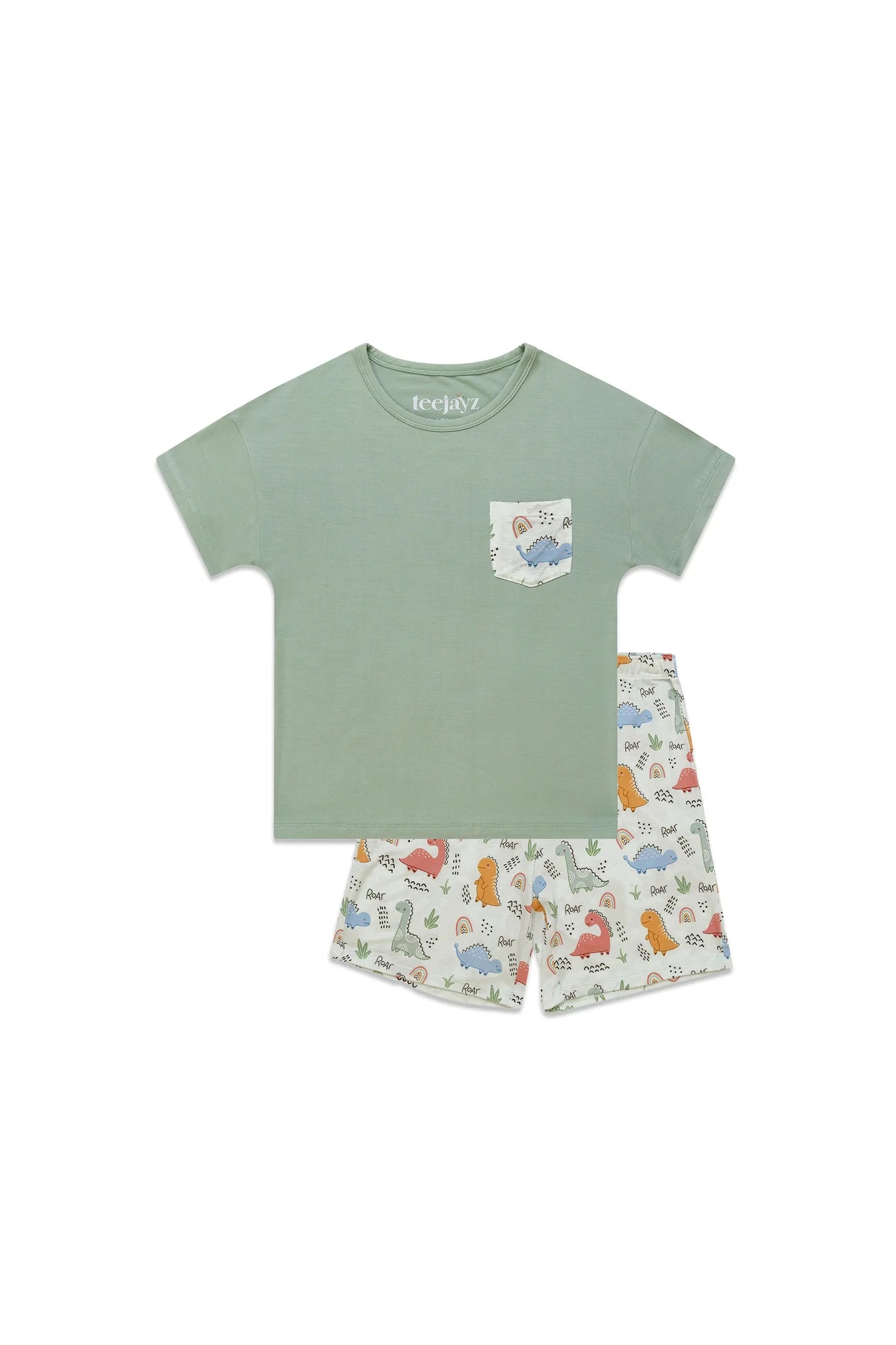 Dino Short PJ Set