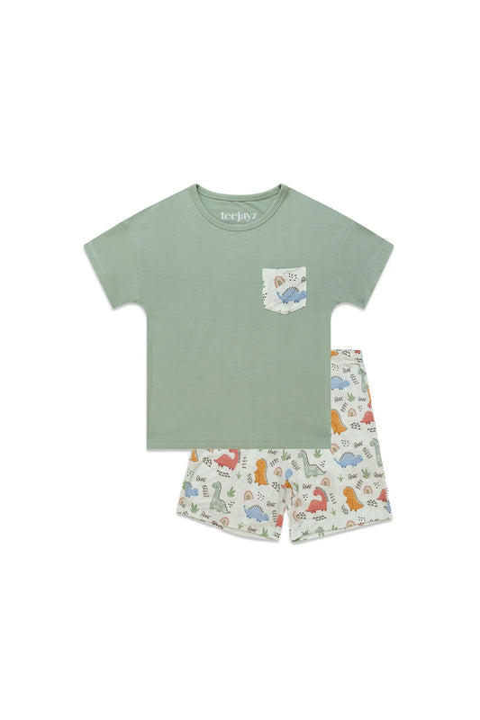 Dino Short PJ Set