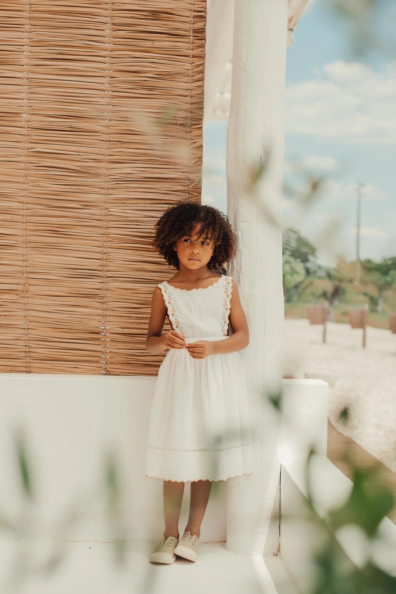 Teresa Dress - Ecru
