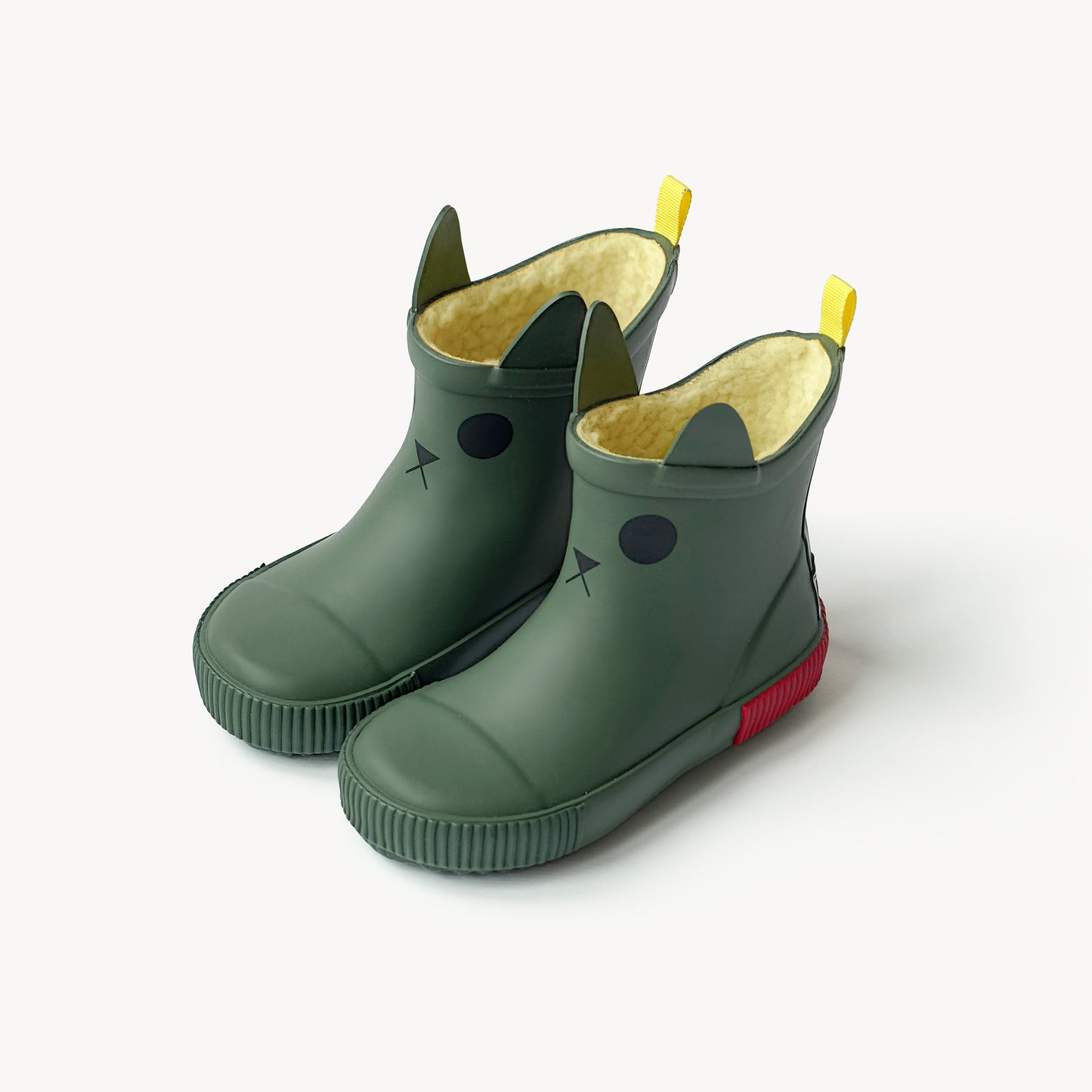 Kerran Fleece Lined Rainboots - Forest Green