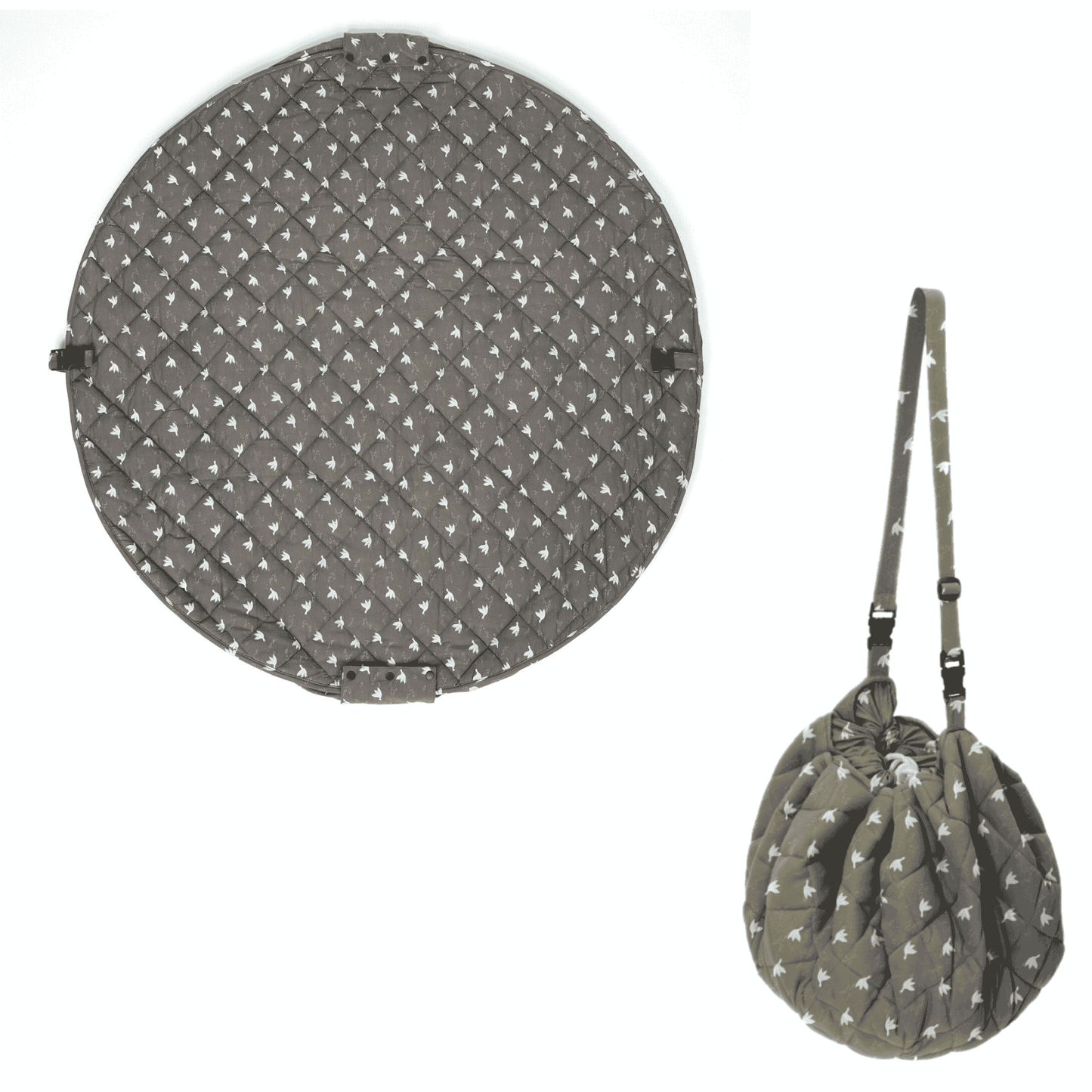noomad soft: Organic Babymat & Bag - Birds