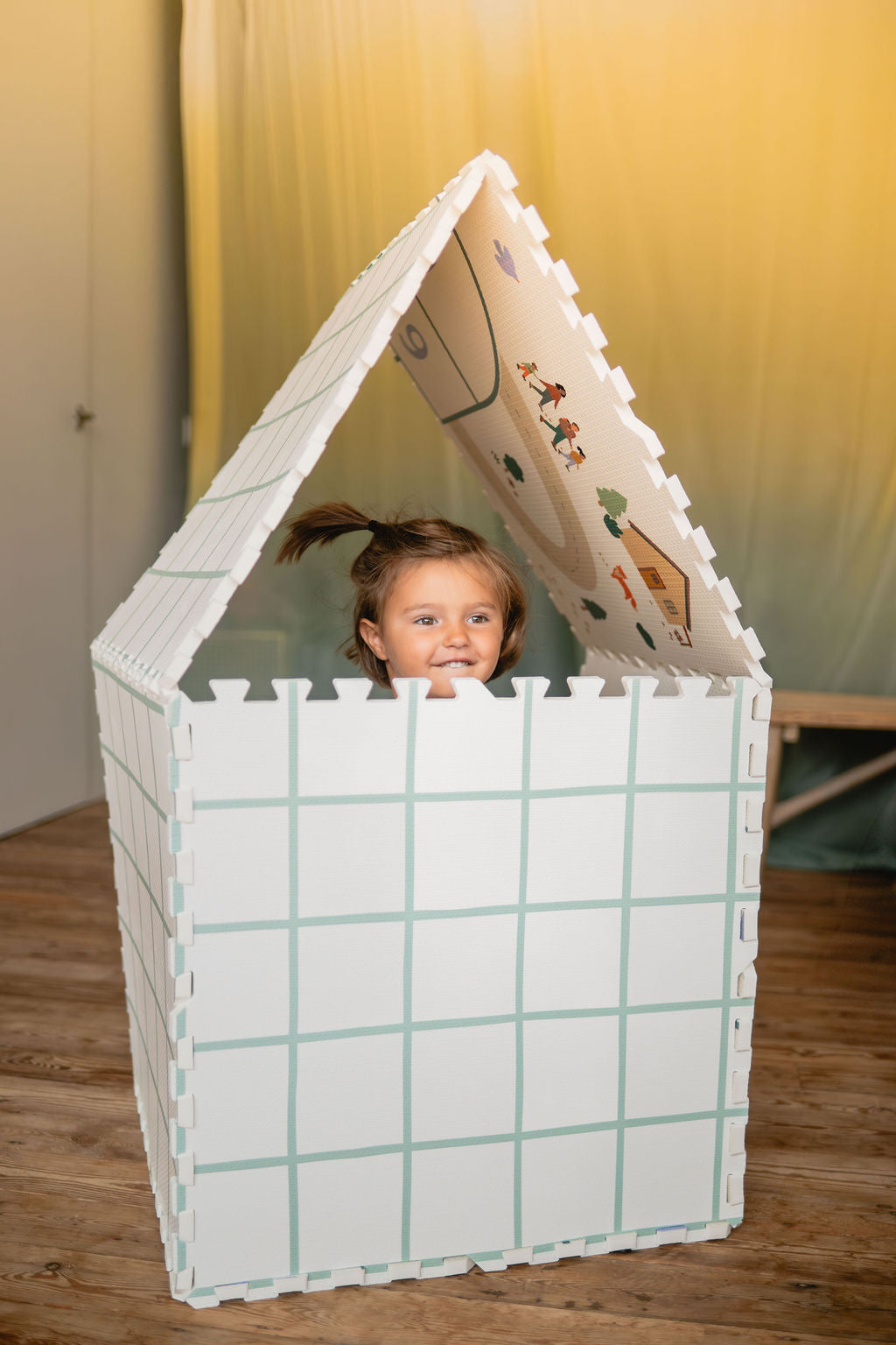 tiloo: Foam Puzzle Playmat & Storage Box - Hopscotch