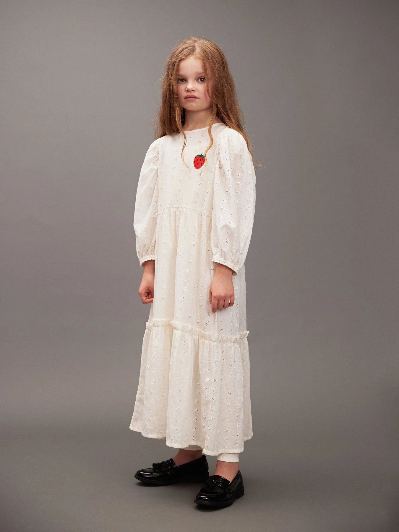 Strawberry Embroidered Dress