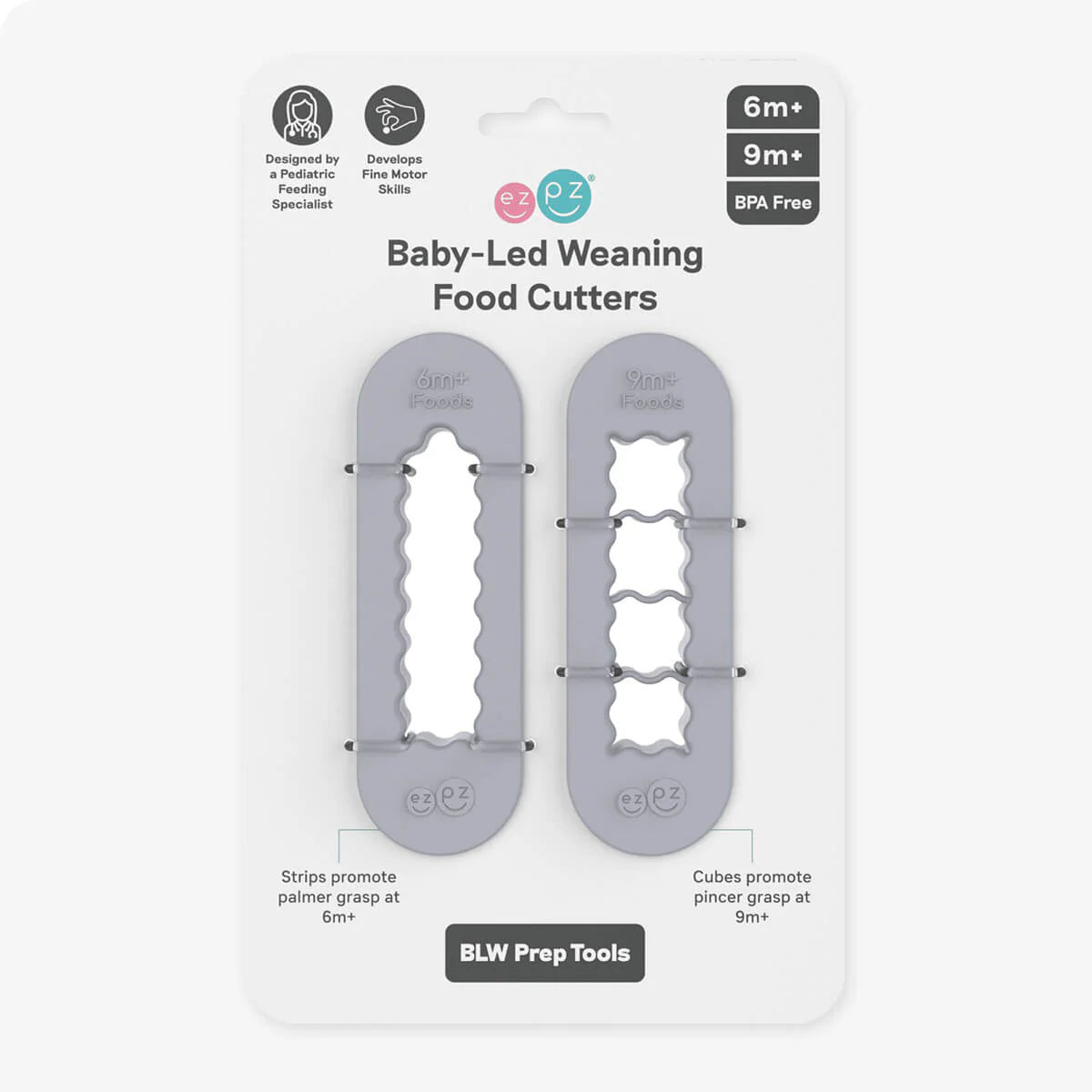 Baby-Led Weaning Food Cutters - Pewter