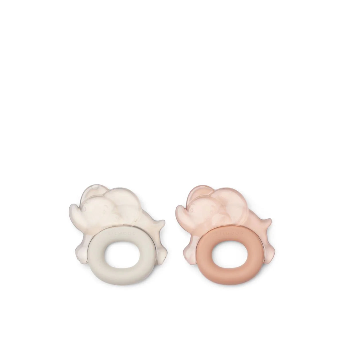 Rita Elephant Cooling Teether 2-Pack - Pale Tuscany / Sandy