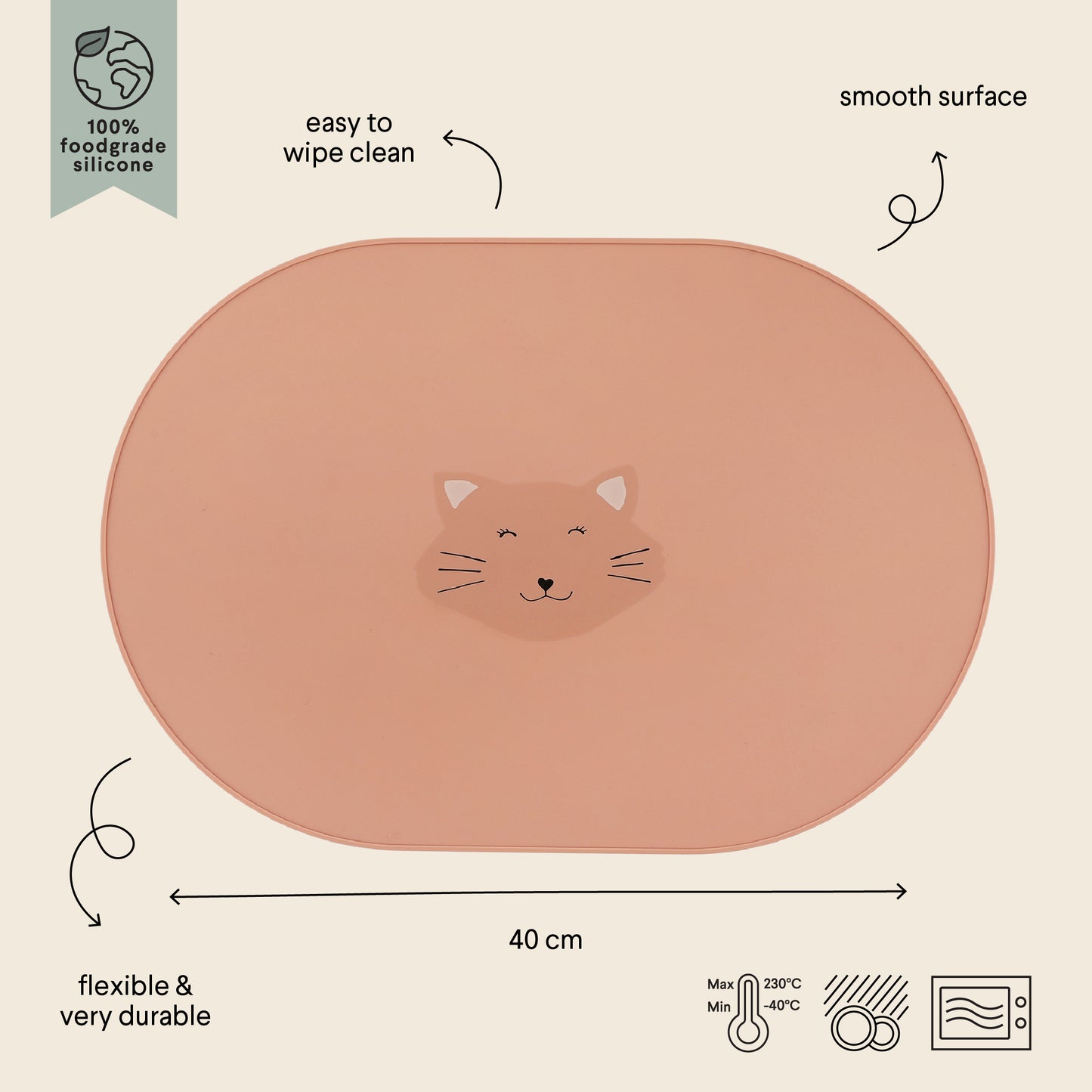 Silicone Placemat - Mrs. Cat