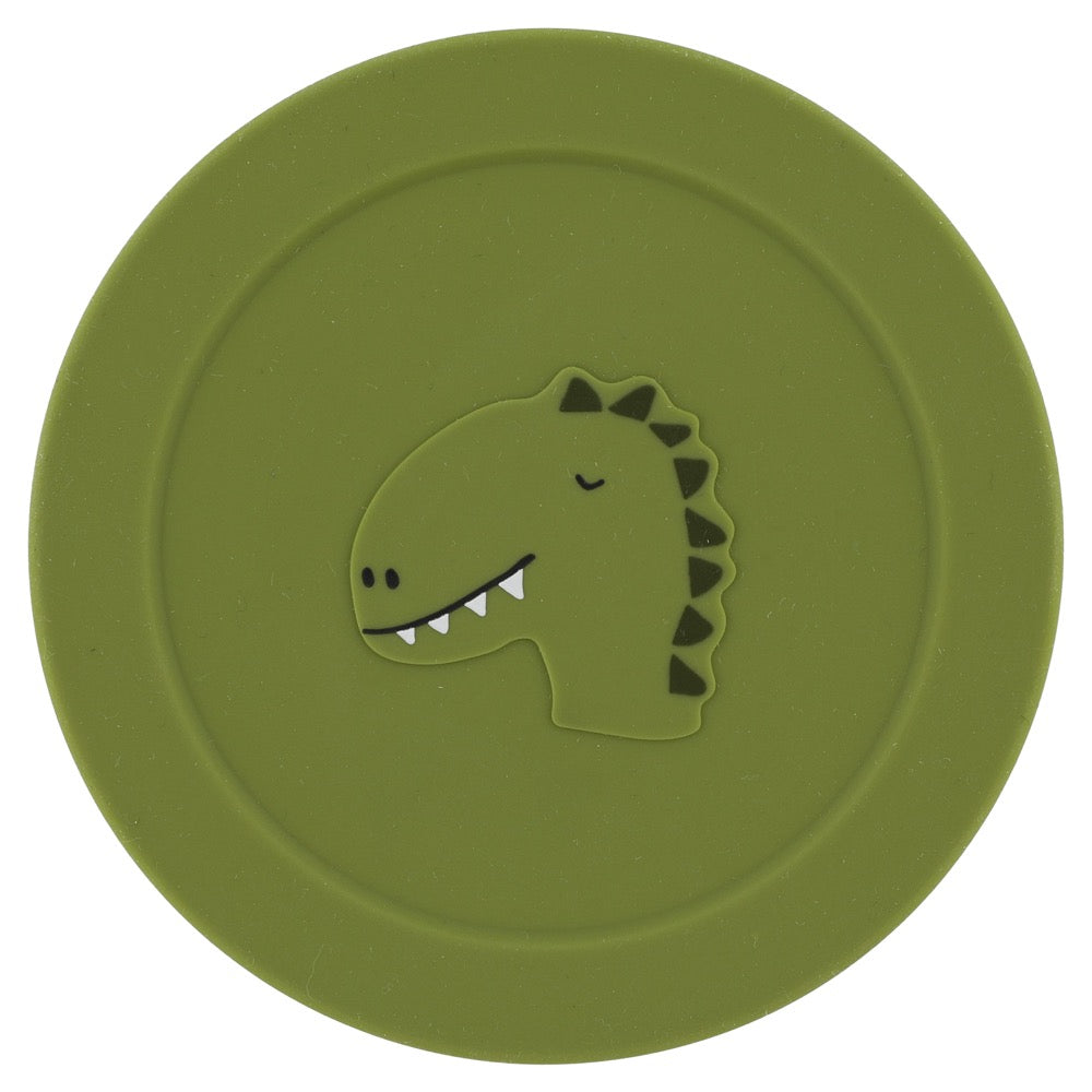 Silicone Snack Box with Lid - Mr. Dino