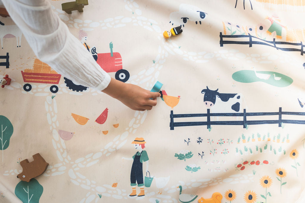 noomad: Playmat & Toy Bag - Farm