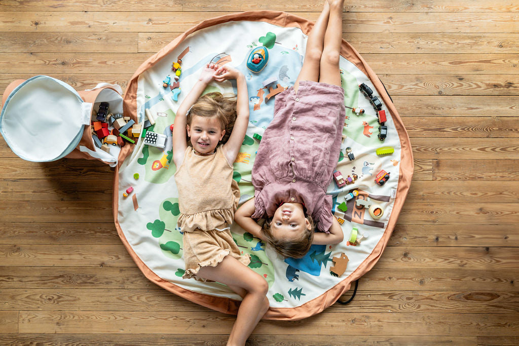soo: Playmat & Storage Basket - Zoo