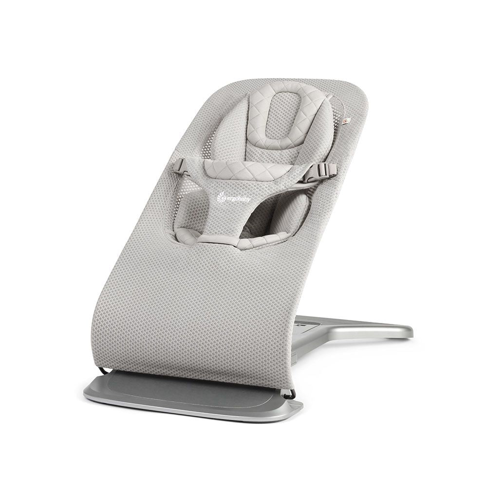 Evolve 3-in-1 Mesh Baby Bouncer - Light Grey