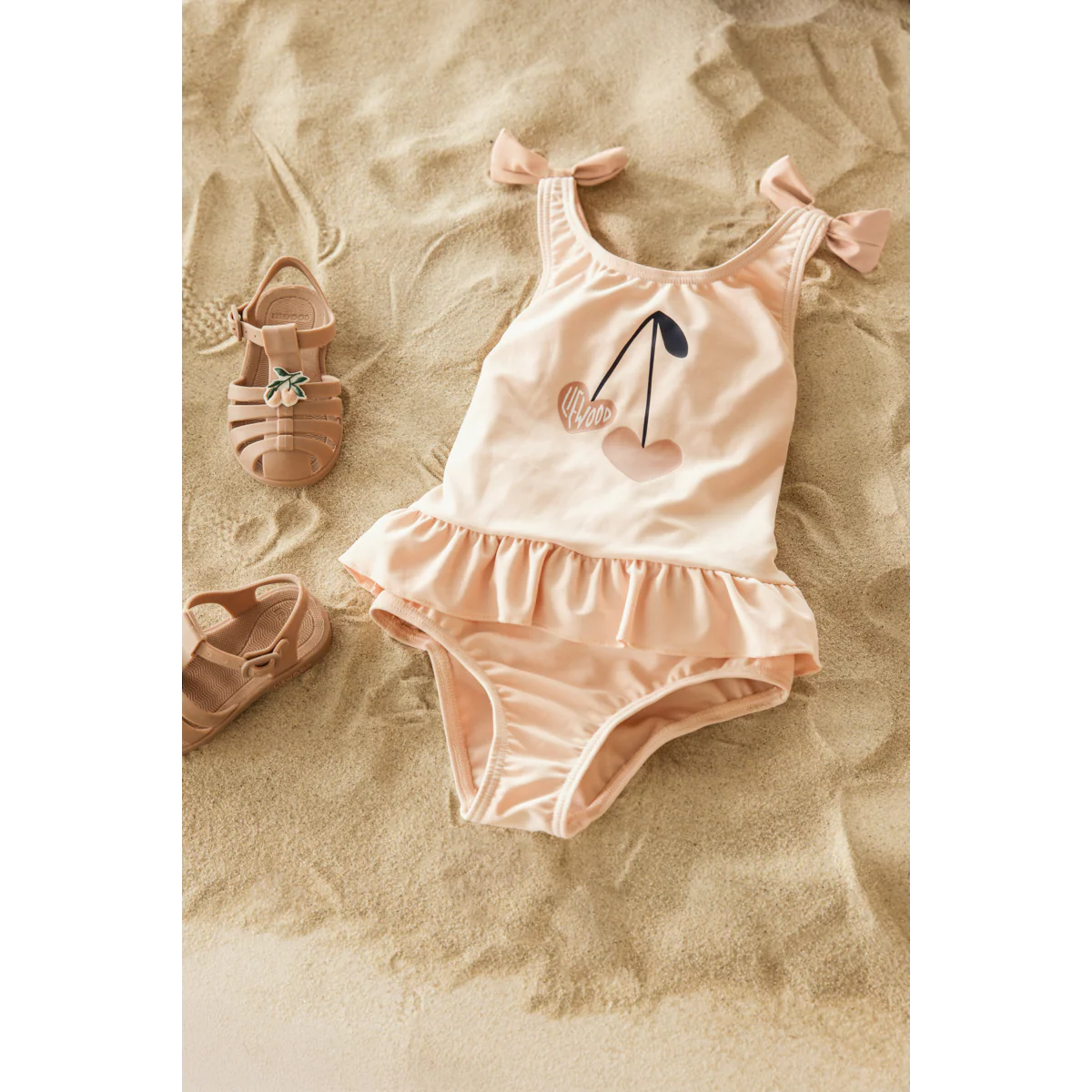 Amara Swimsuit With Bow - Apple Blossom