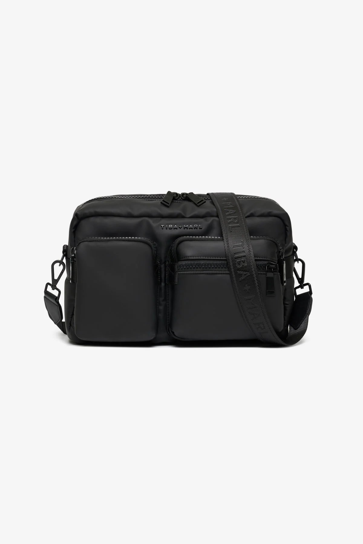 Axel Buggy Organiser/Changing Bag - Black Rubberized