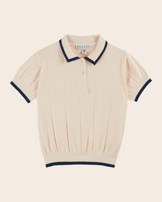Pointelle Polo