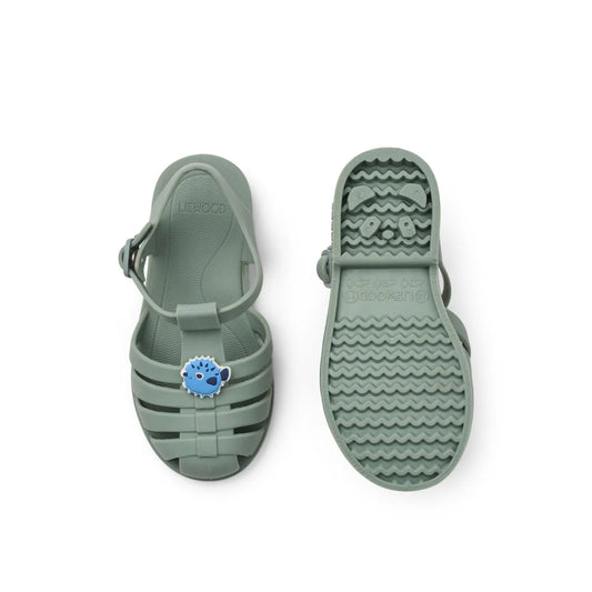 Bre Sandals with Charms - Puffer / Peppermint