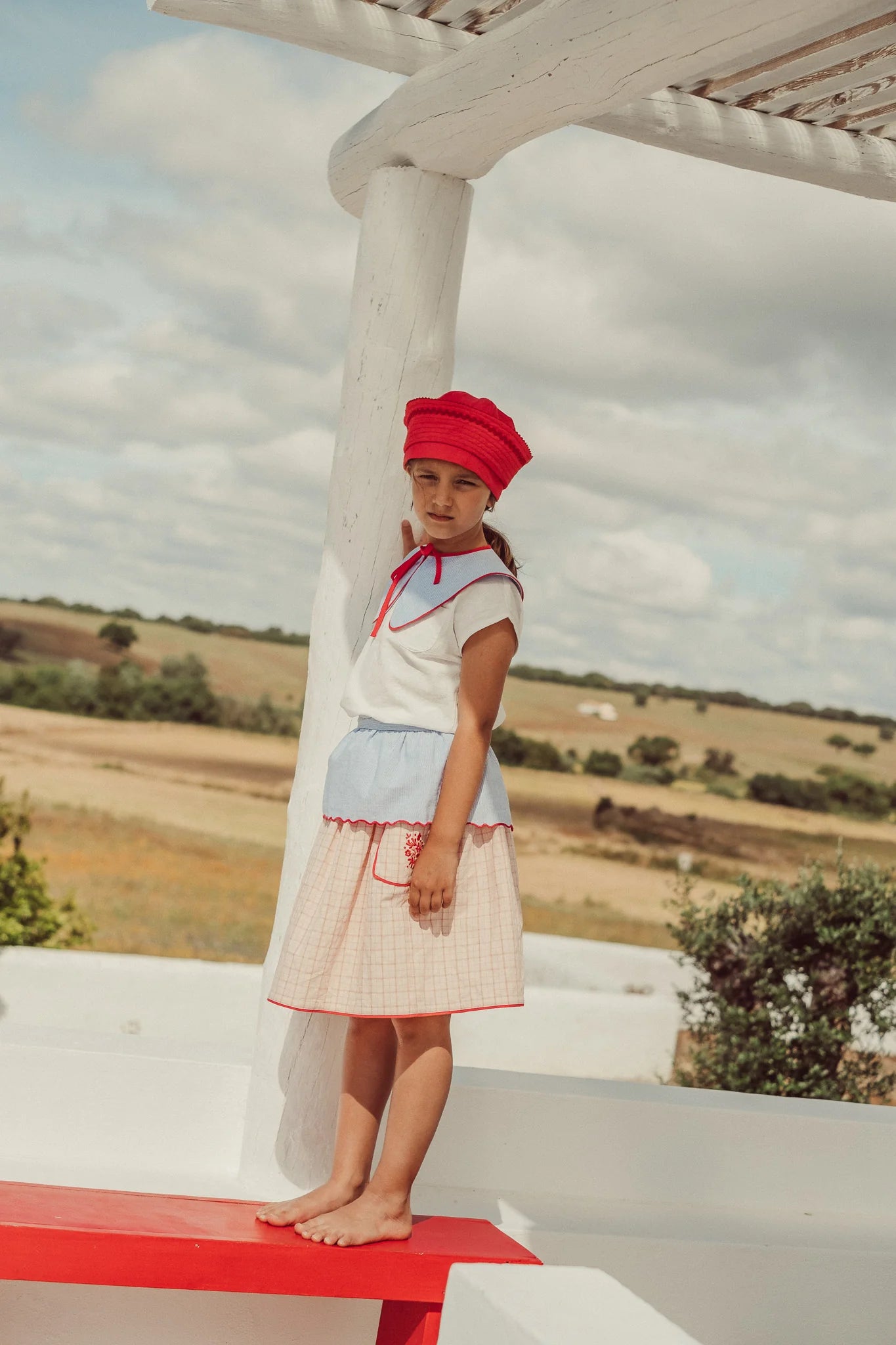 Amalia Skirt - Vichy Pink