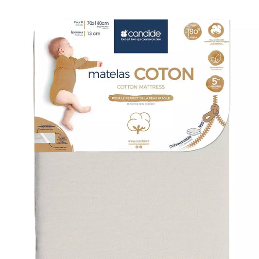 Candide Cotton 360° Mattress - 70x140x13 cm