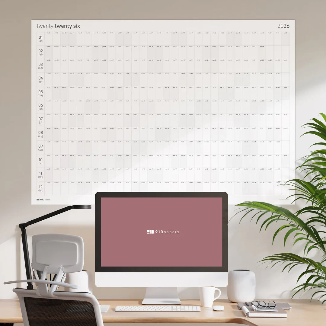 2026 Calendar - 100x70cm