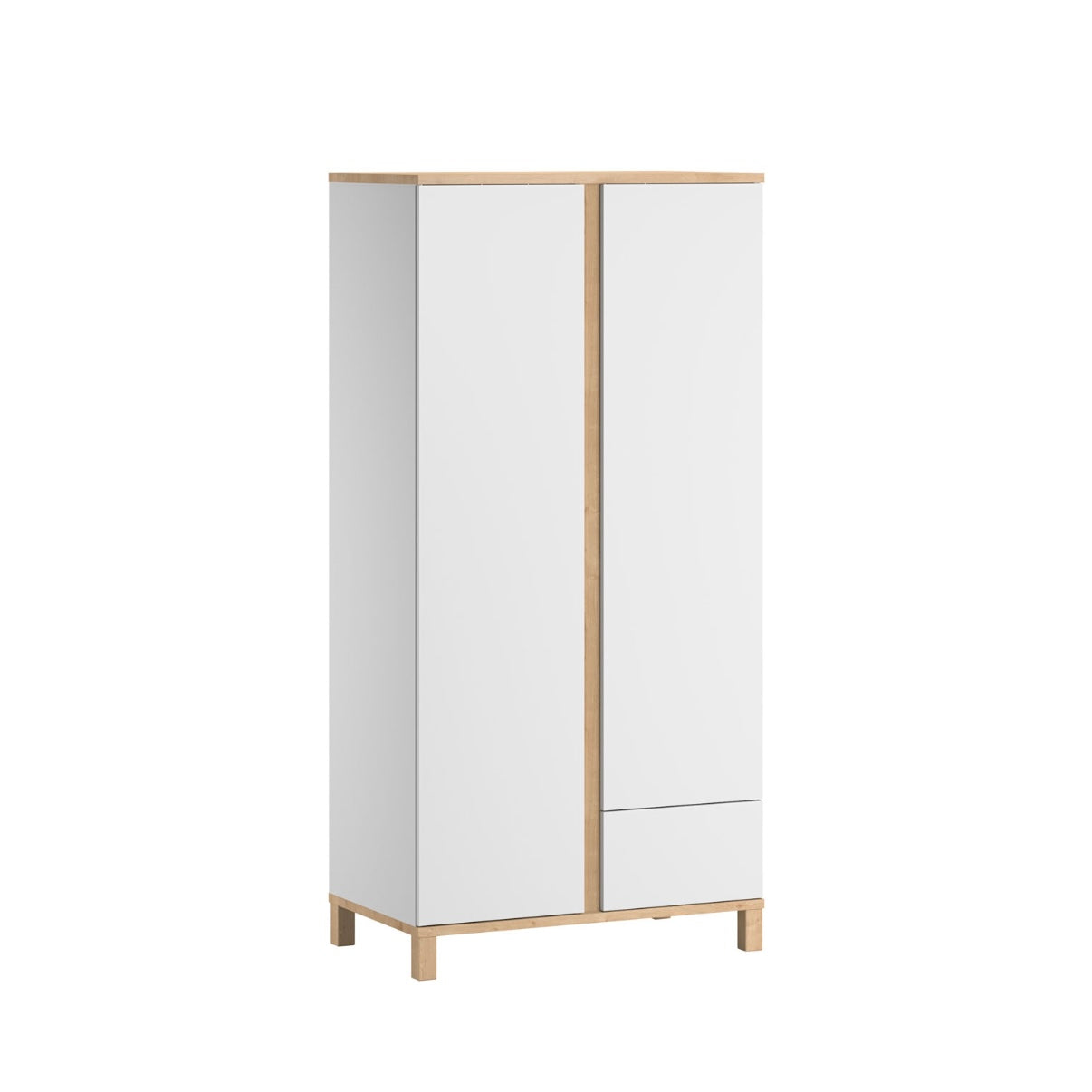 Altitude Wardrobe - White/Oak