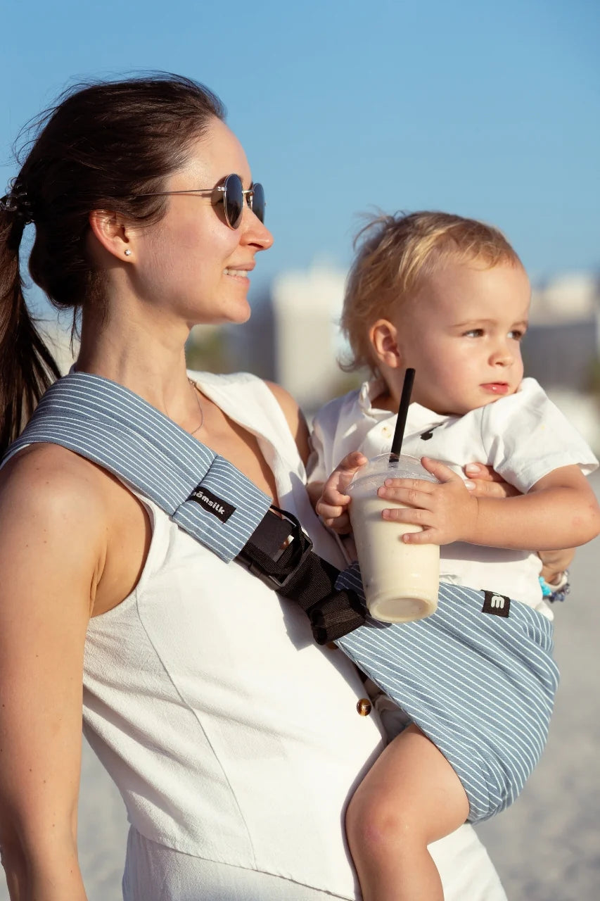 MomSwing Baby Carrier - Azure