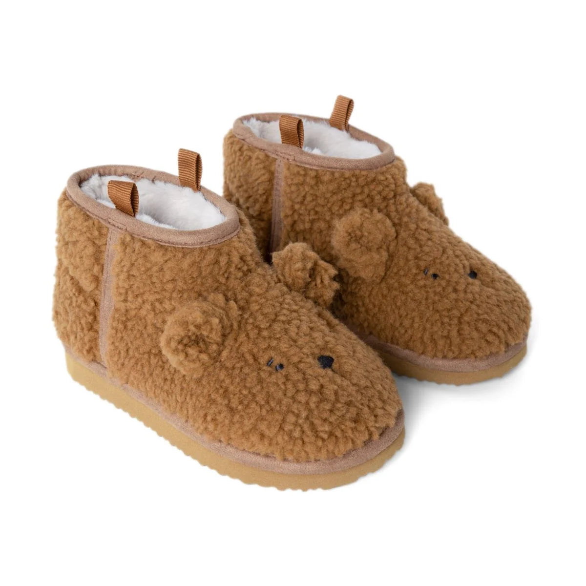 Alban Bear Pile Boot Slipper