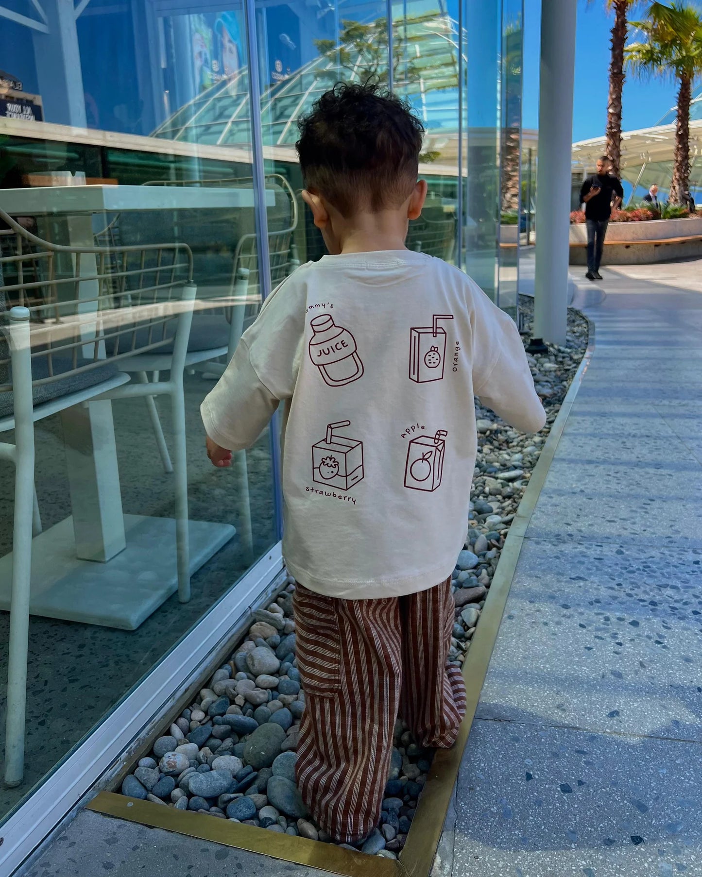 Mocha Check Cargo Pants